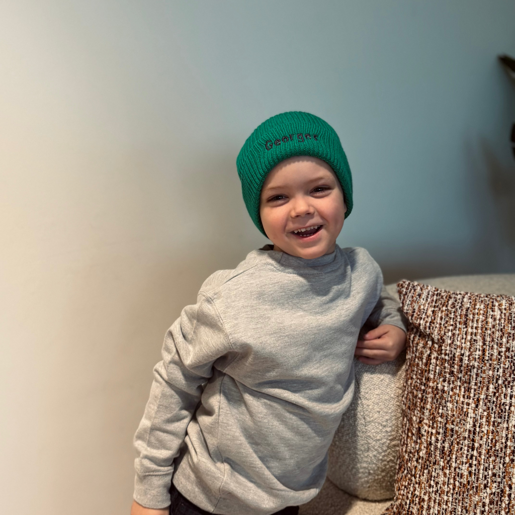 Kleurrijke kindermuts